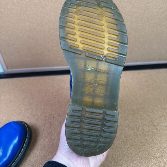 Dr Martens 1460 Boot in Royal Blue Patent Leather Size Womens 5 / EU 36 - Picture 9 of 9